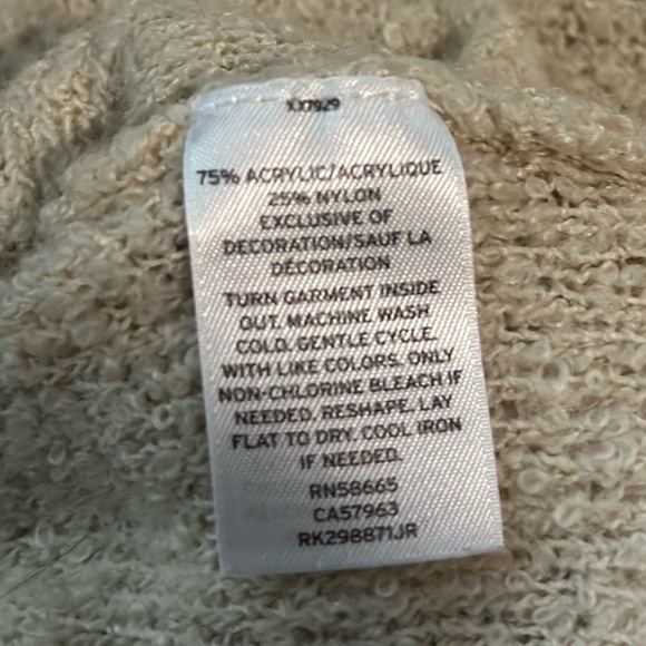 ABOUND Womens Off-White Crew Neck Sweater Classic Knit Design - Picture 7 of 8